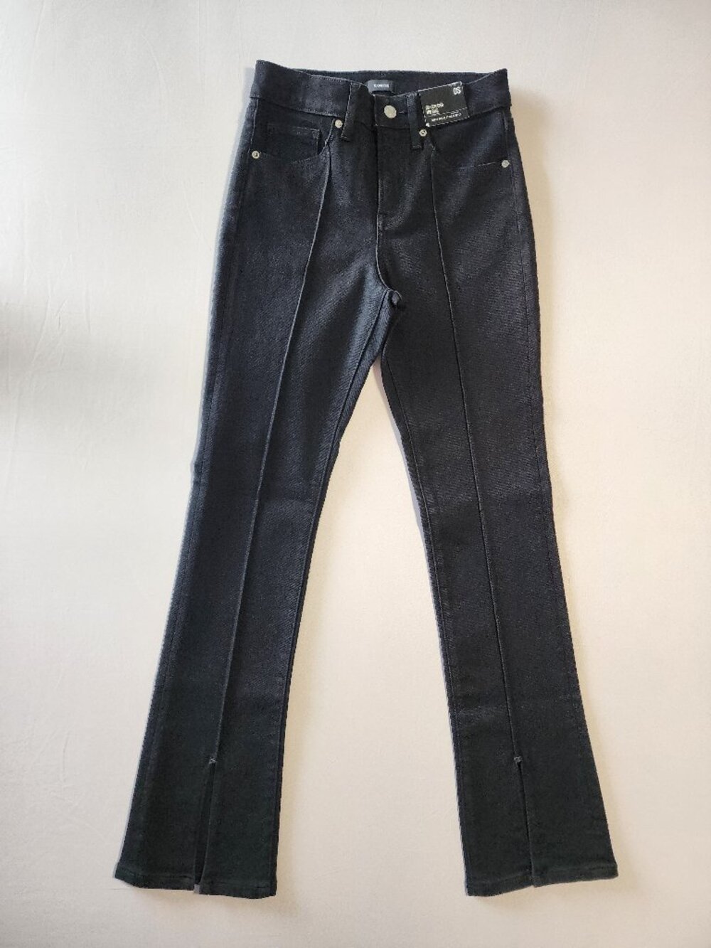 NWT Express Skyscraper Mid Rise Jeans Black 0S Hyper Sculpt Stretch 07192746